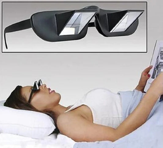 Lazy Periscope Glasses Horizontal Reading